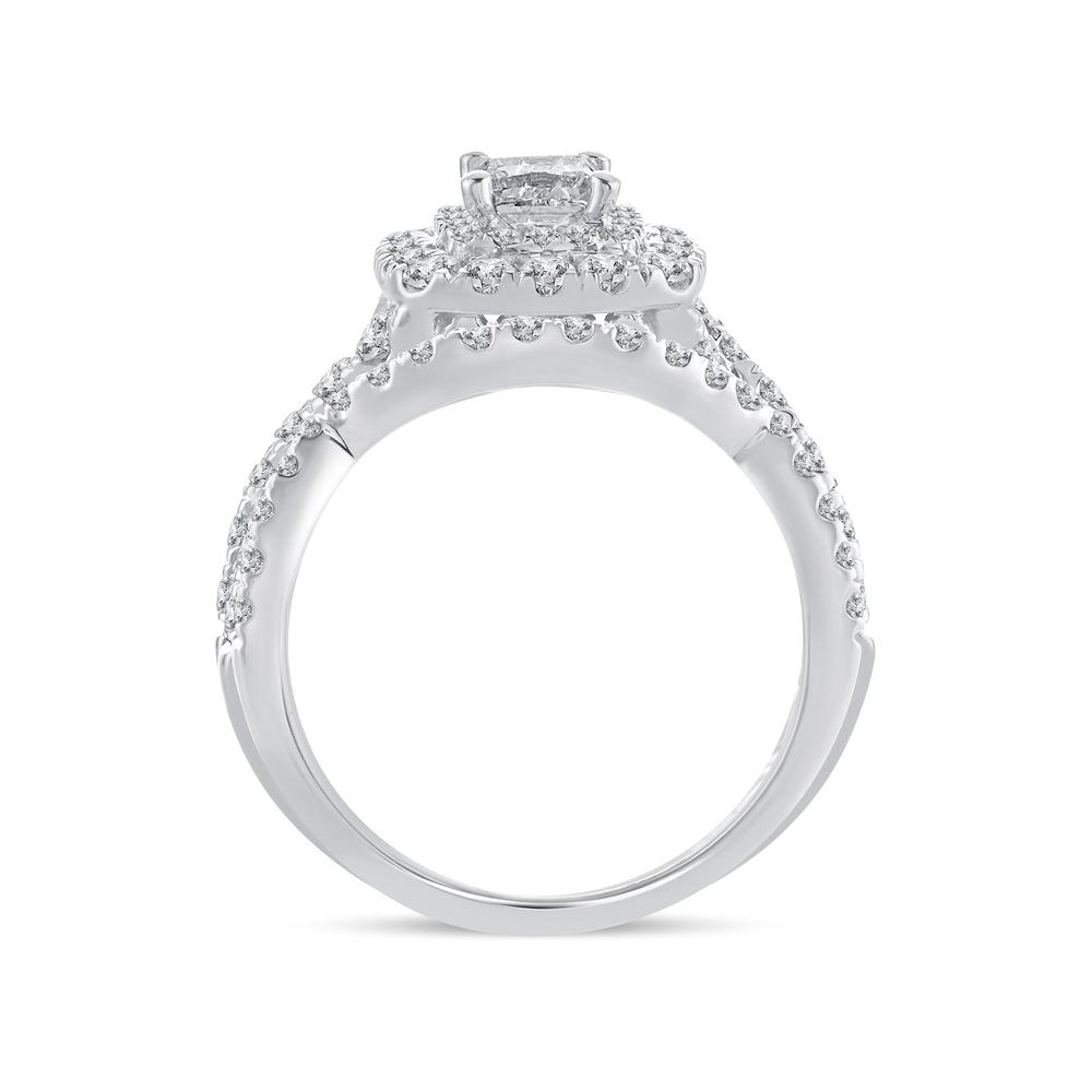 14K White Gold Beautiful 0.75Ct Bridal Ring