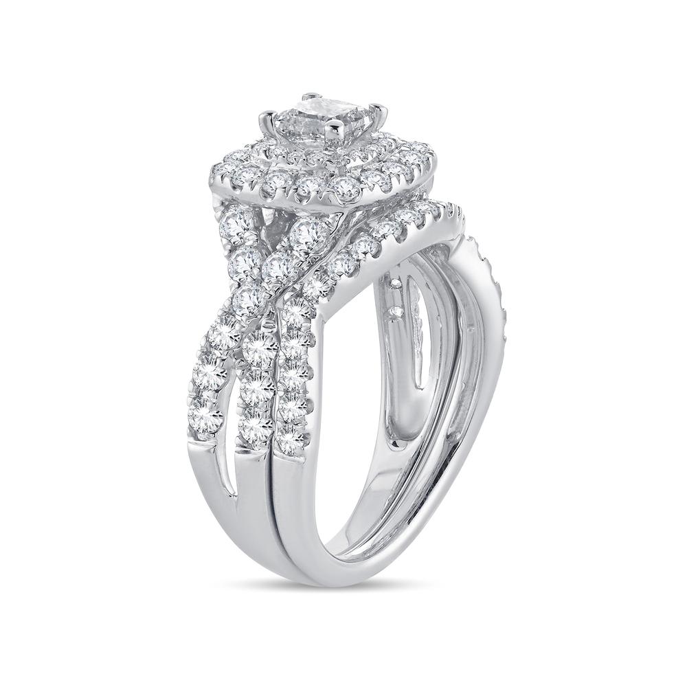 14K White Gold Beautiful 0.75Ct Bridal Ring