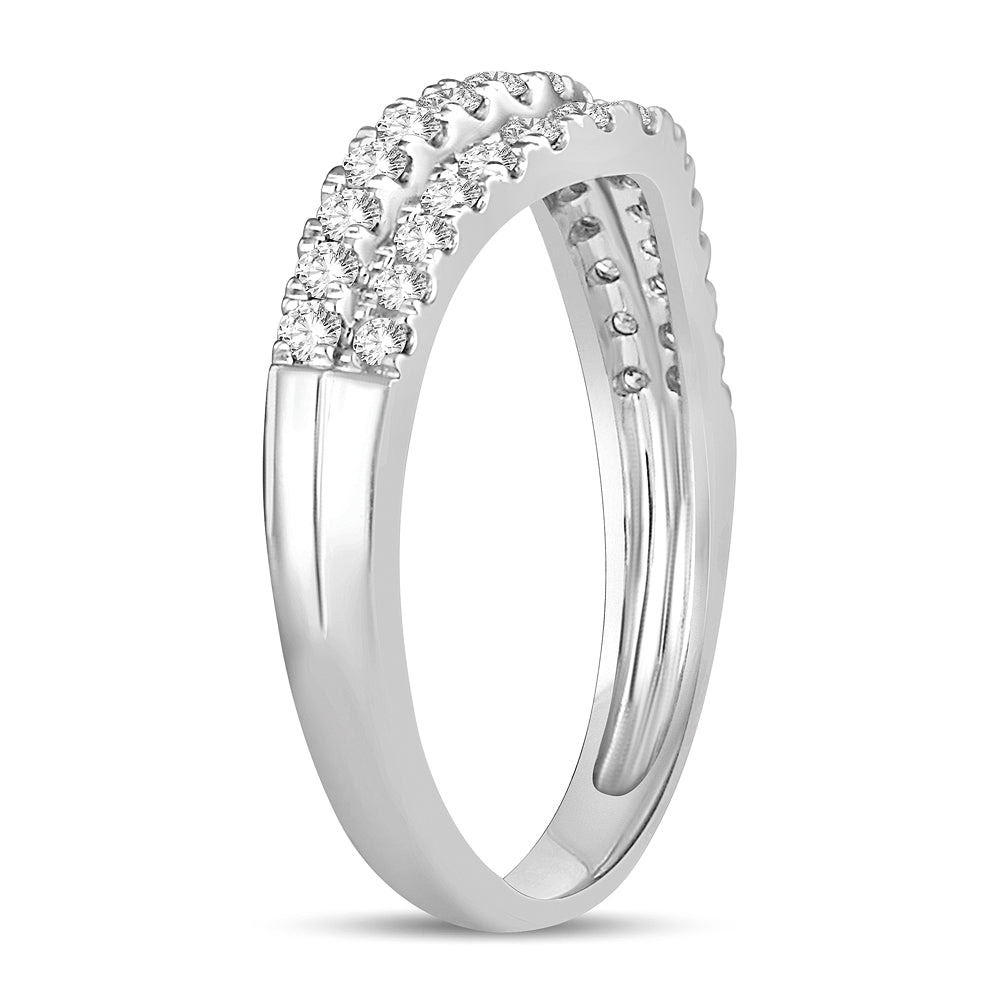 14K White Gold 0.50Ct  Diamond Enhancer Band