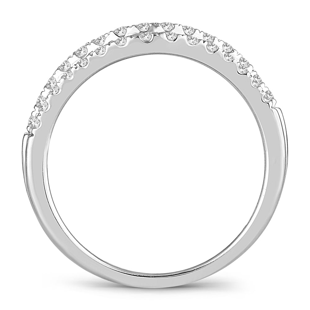 14K White Gold 0.50Ct  Diamond Enhancer Band