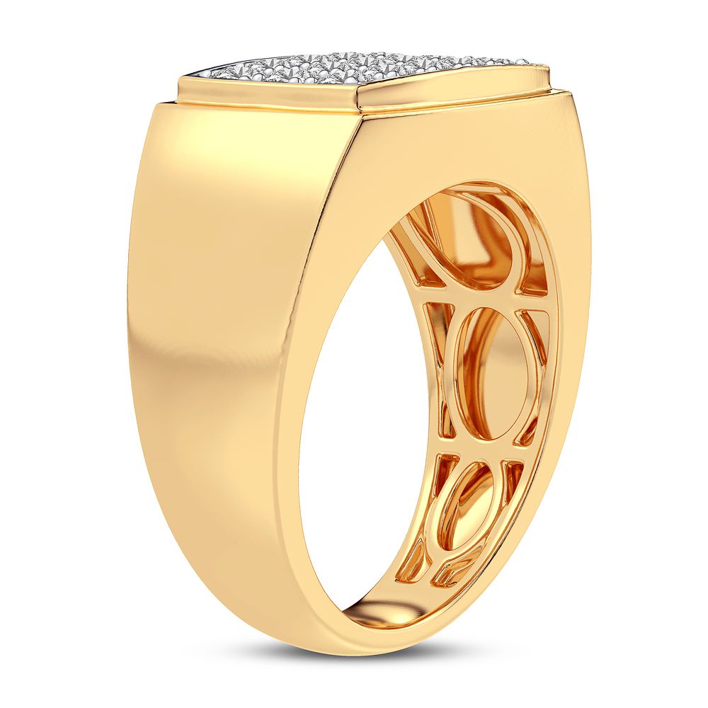 14K Yellow Gold Magnifcnet 1.00Ct Diamond Ring