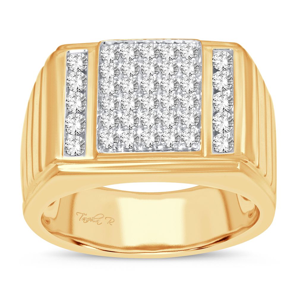 14K Yellow Gold Elegant 1.00Ct Diamond Ring