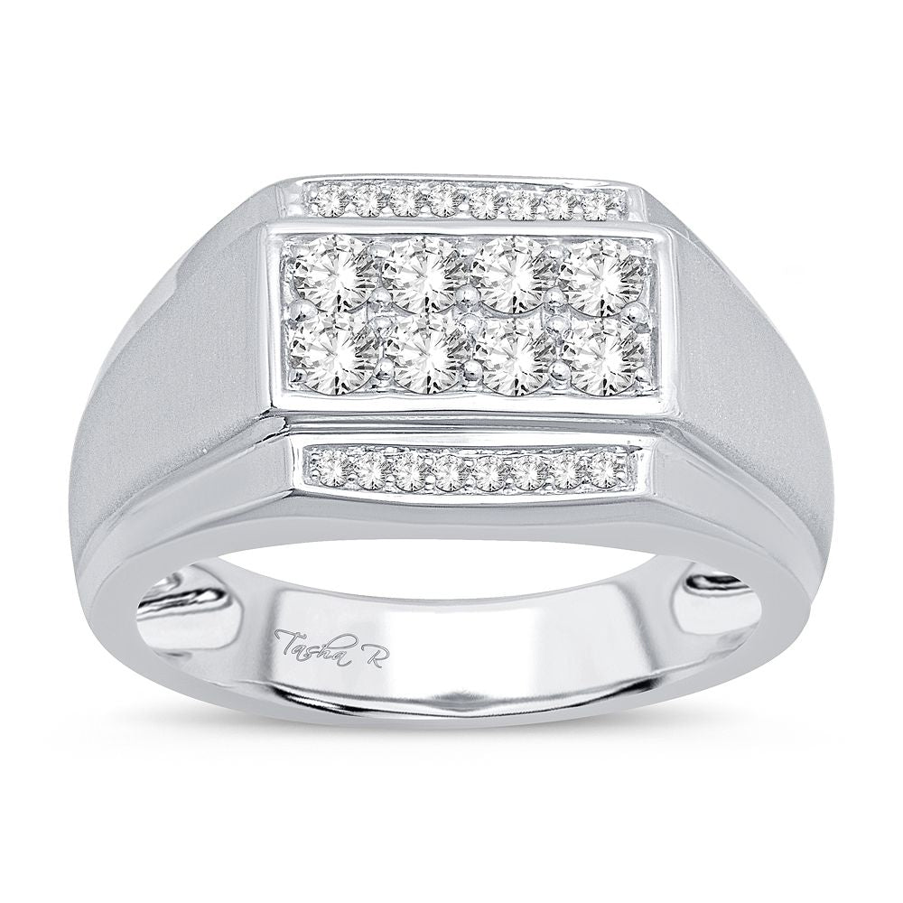 14K White Gold Magnifcnet 0.75Ct Diamond Ring