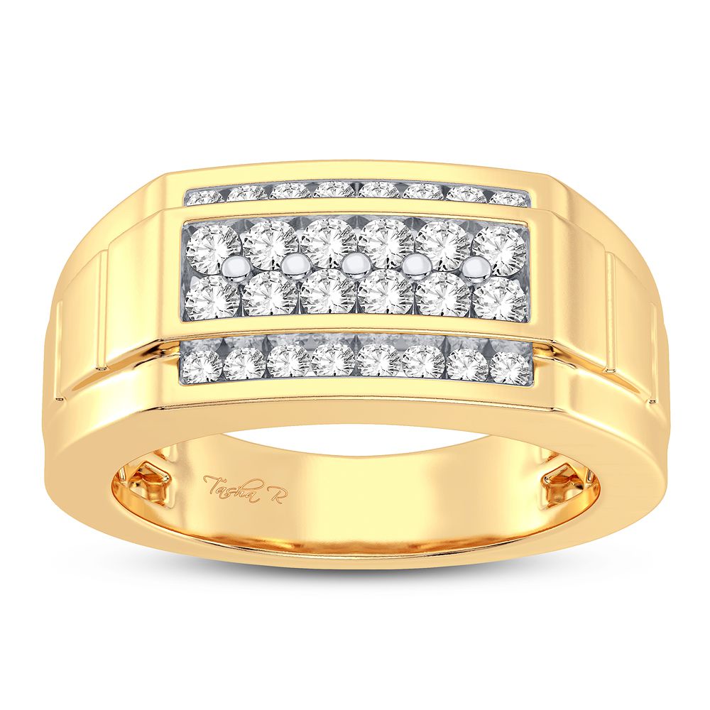 14K Yellow Gold Beautiful 0.75Ct Diamond Ring