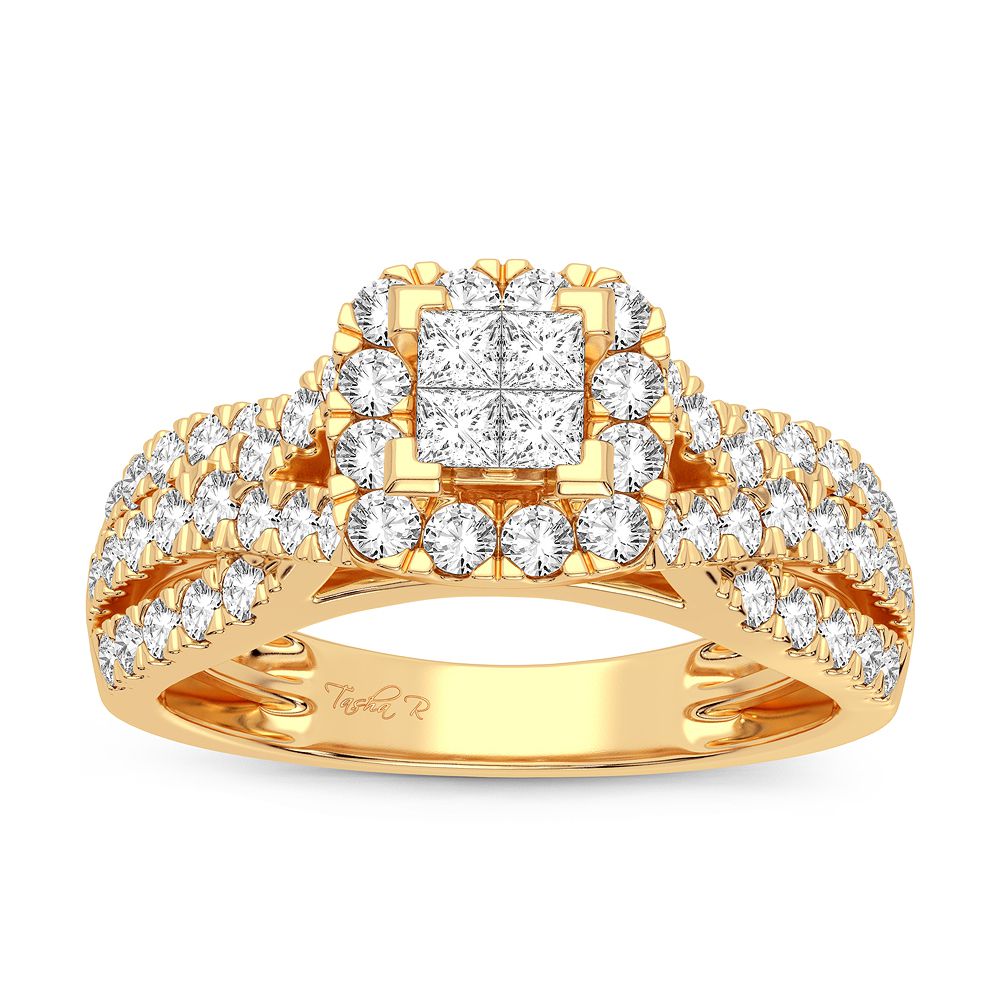 10K Yellow Gold Gorgeous 1.00Ct Diamond Ring