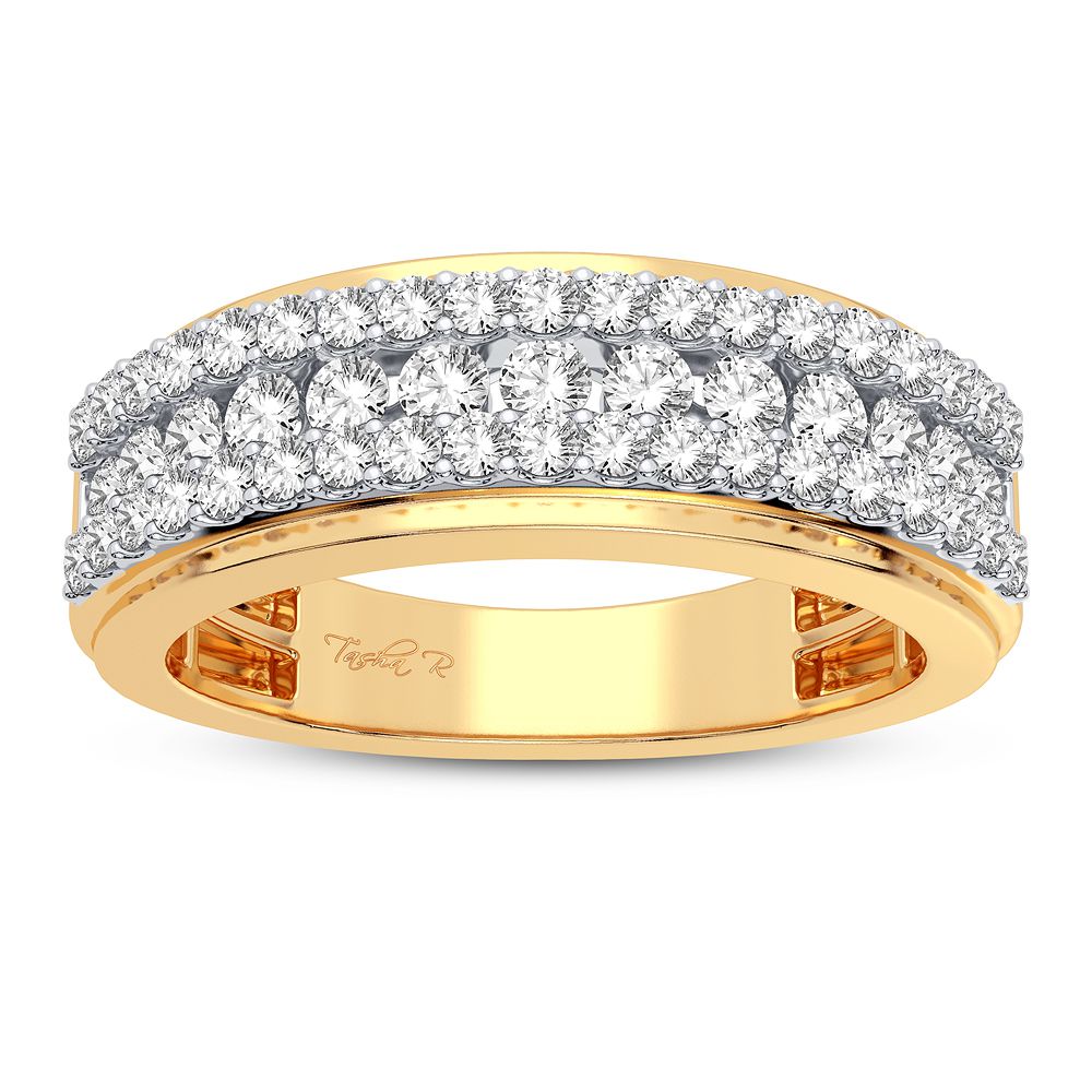 14K Yellow Gold Gorgeous 1.00Ct Diamond Band