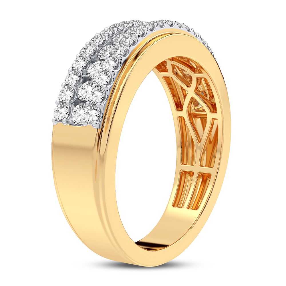 14K Yellow Gold Gorgeous 1.00Ct Diamond Band