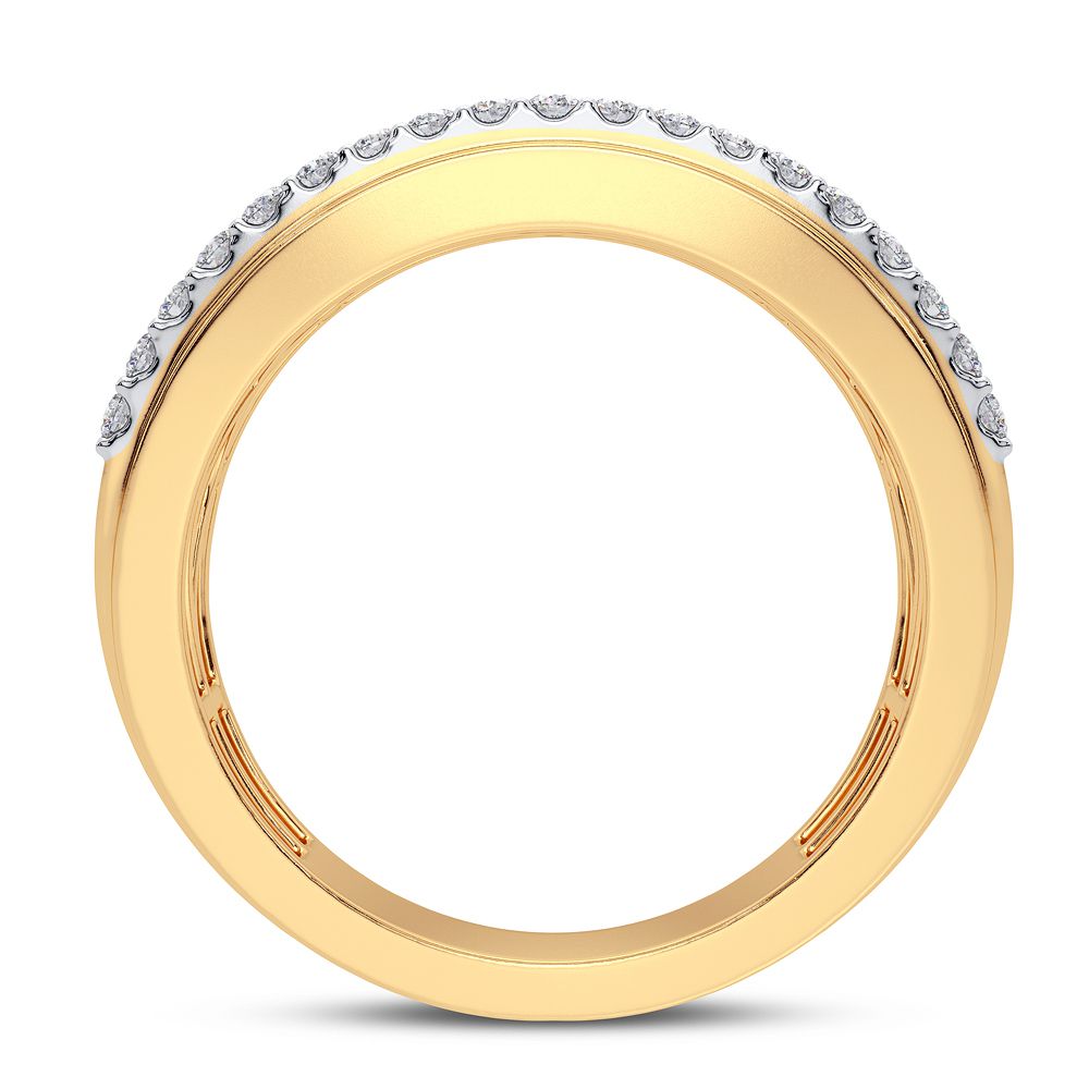 14K Yellow Gold Gorgeous 1.00Ct Diamond Band