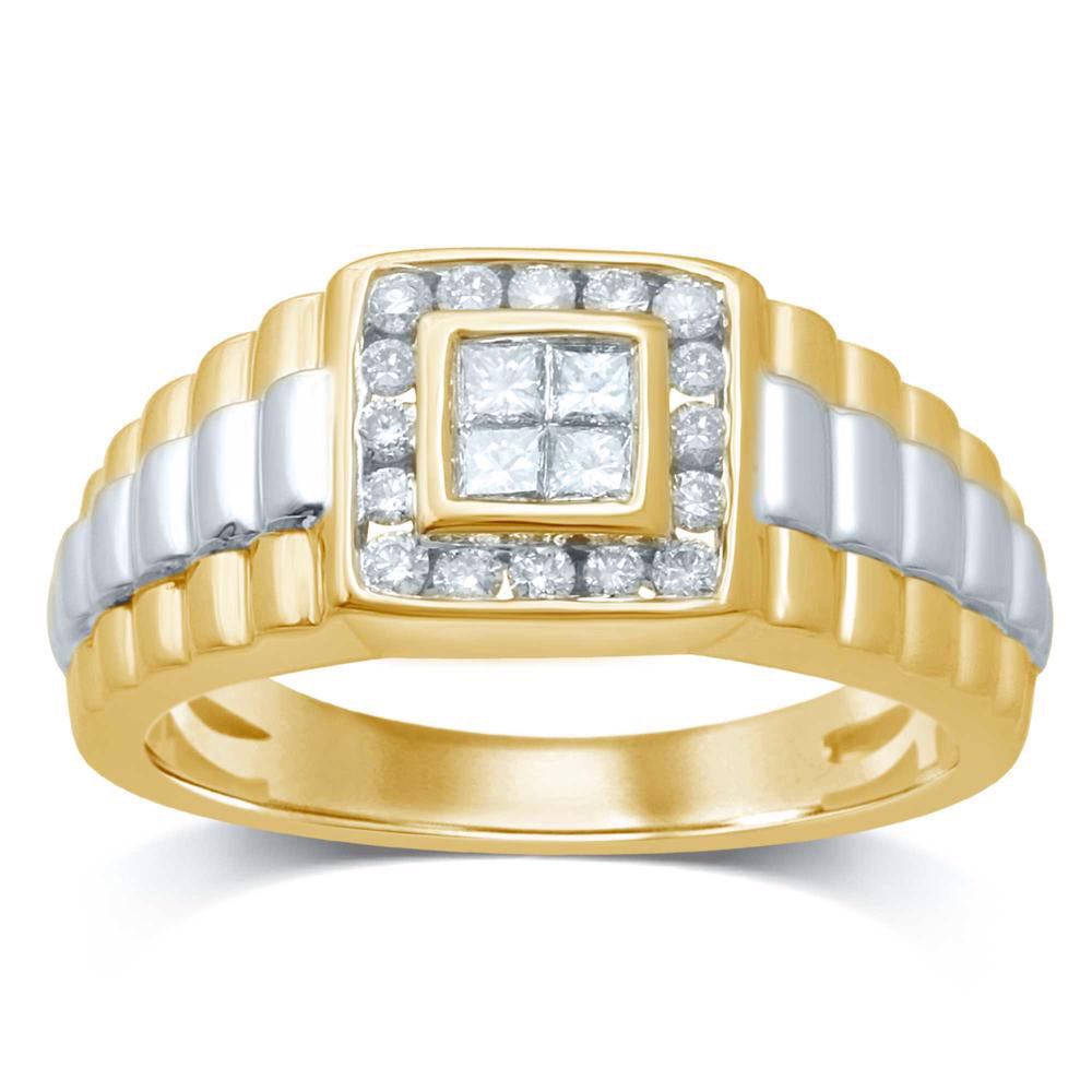 14K Yellow Gold Gorgeous 0.50Ct Diamond Ring