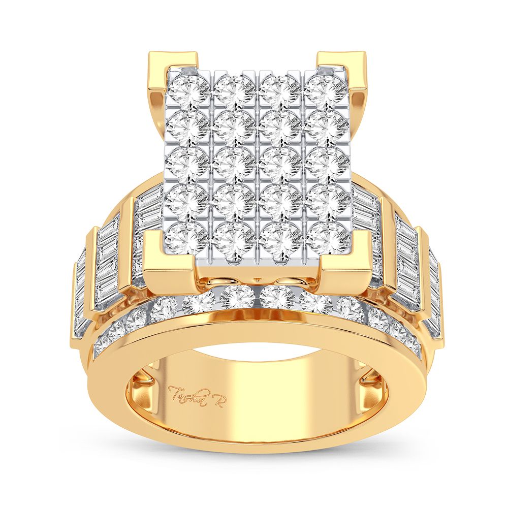 10K Yellow Gold Gorgeous 3.00Ct Diamond Ring