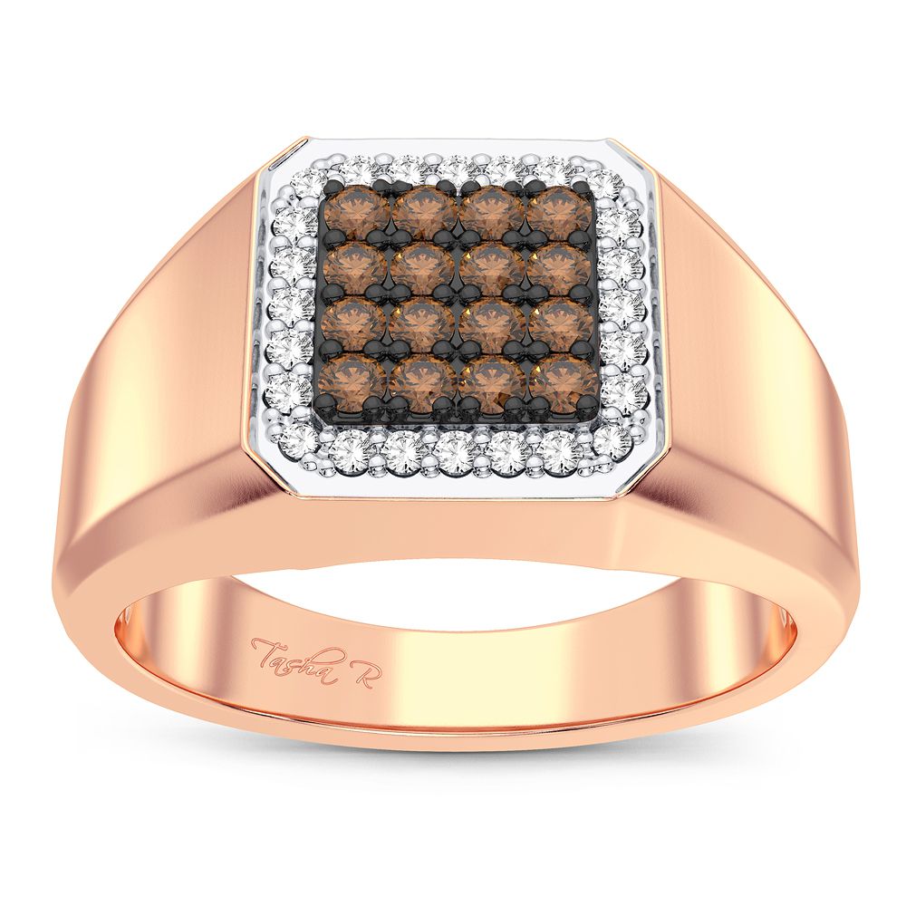 14K Rose Gold Magnifcnet 0.40Ct Diamond Ring