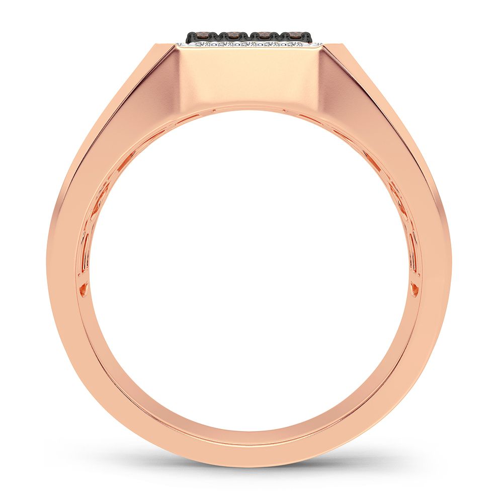 14K Rose Gold Magnifcnet 0.40Ct Diamond Ring