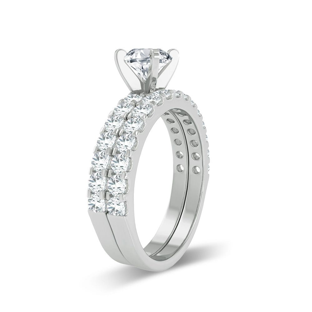 14K White Gold 1.00Ct Diamond Mounting Ring