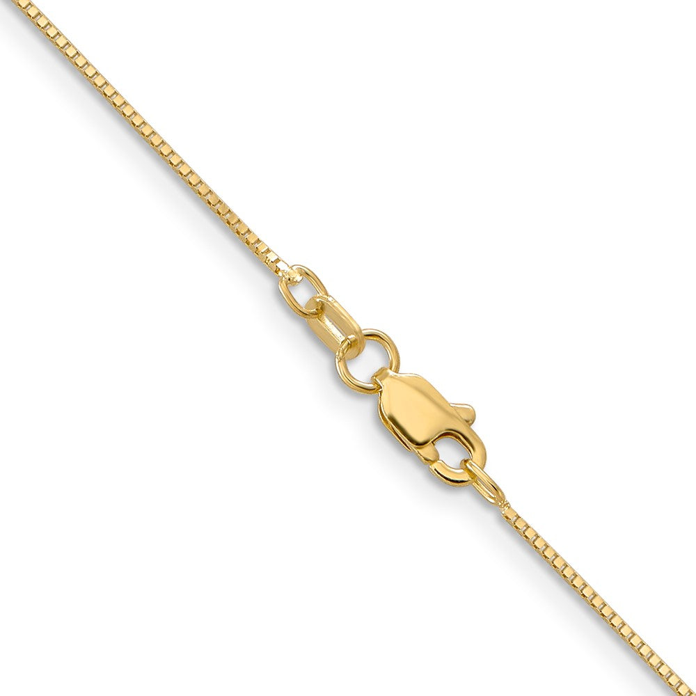 14K .8mm Box with Lobster Clasp Chain