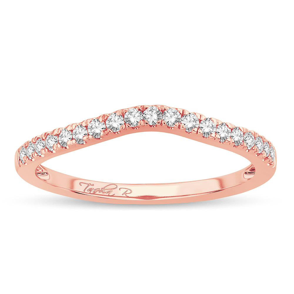 14K Rose Gold 0.25 Diamond Enhancer Band