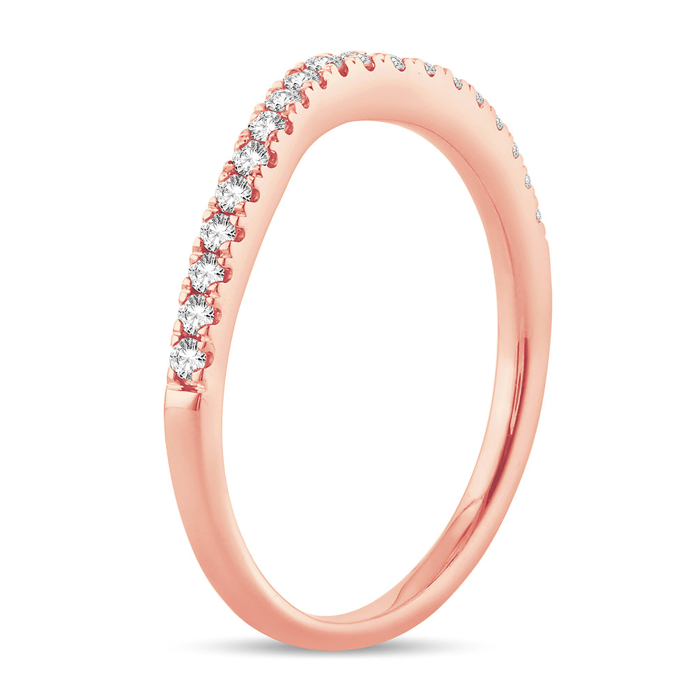 14K Rose Gold 0.25 Diamond Enhancer Band