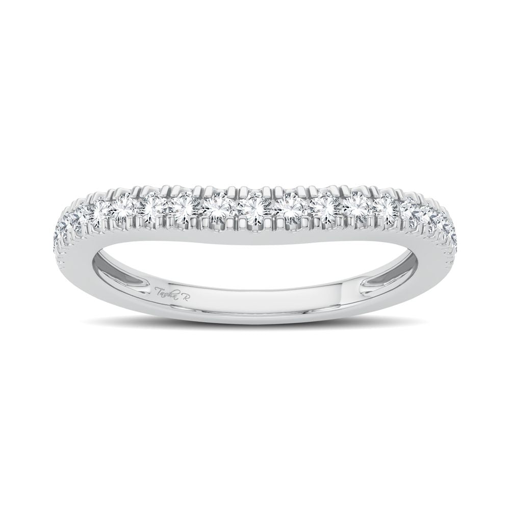 14K White Gold 0.33Ct Diamond Enhancer Band