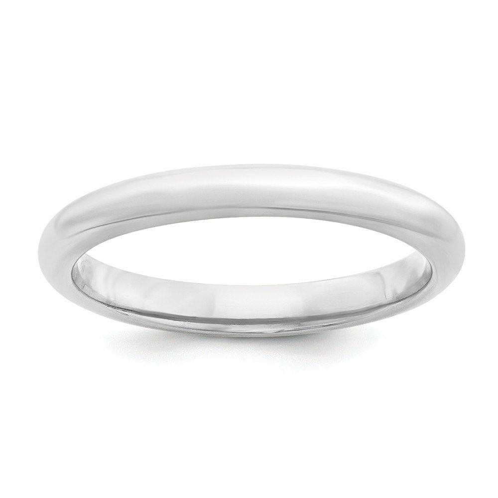 Sterling Silver 3mm Comfort Fit Band QCF030