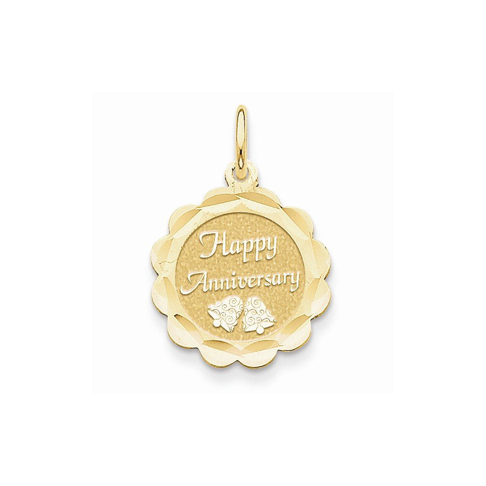 14K Happy Anniversary Charm XAC572