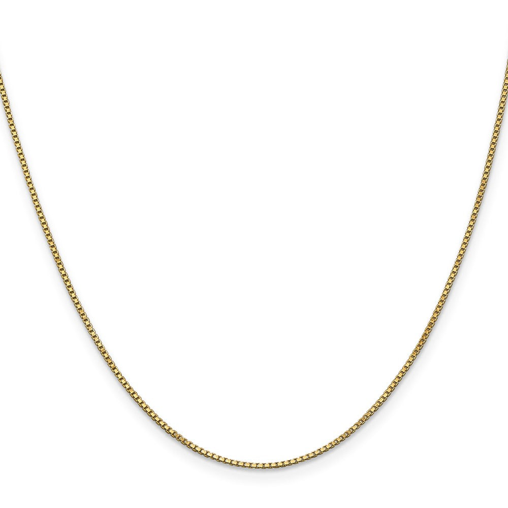 14K 1mm Box Chain