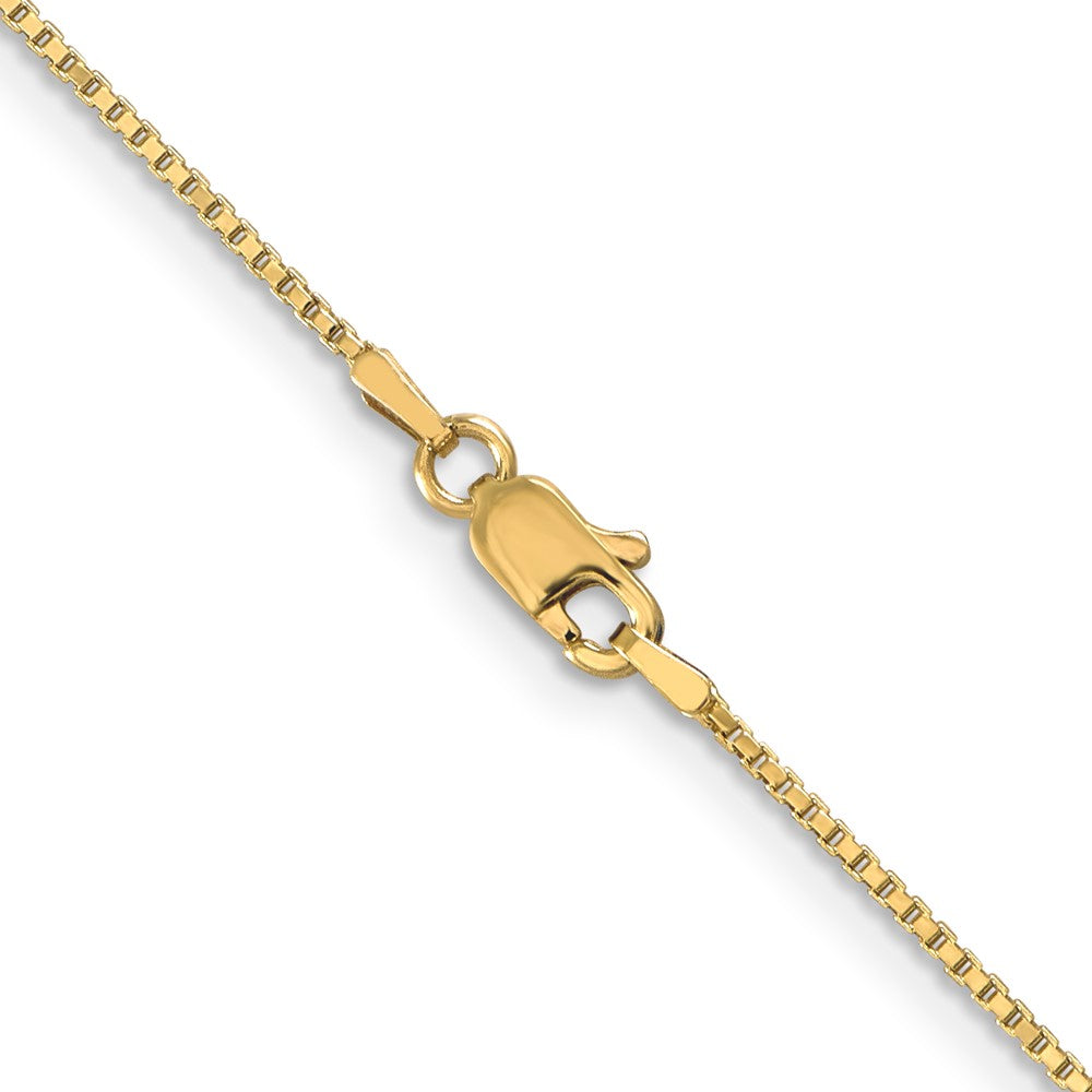 14K 1mm Box Chain