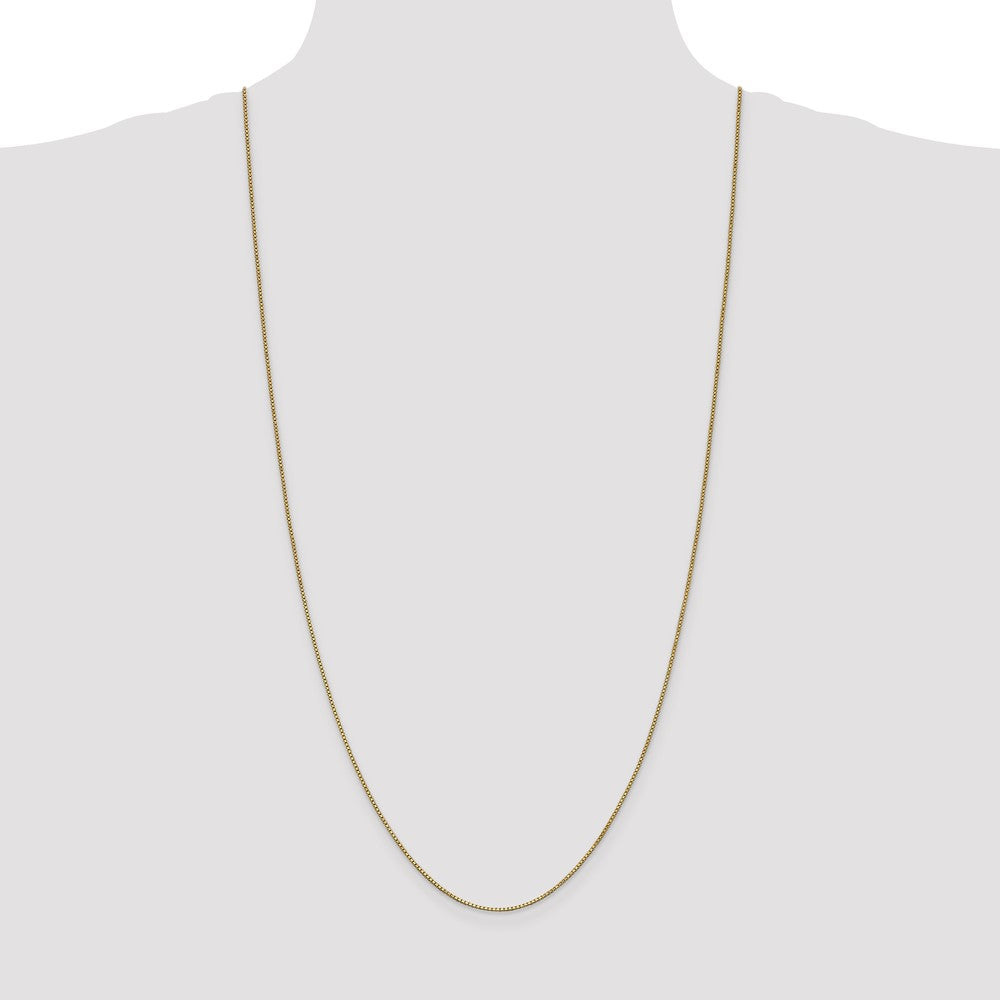 14K 1mm Box Chain