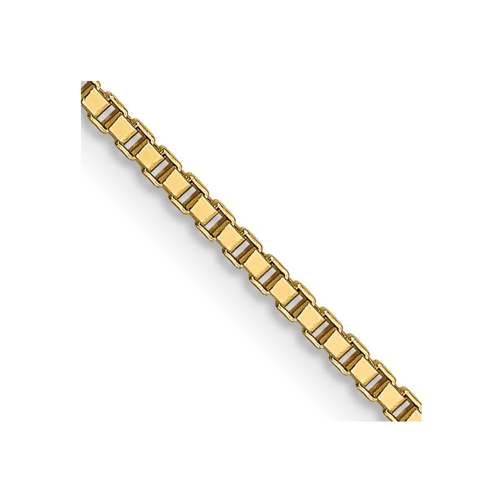 14K 1mm Box Chain