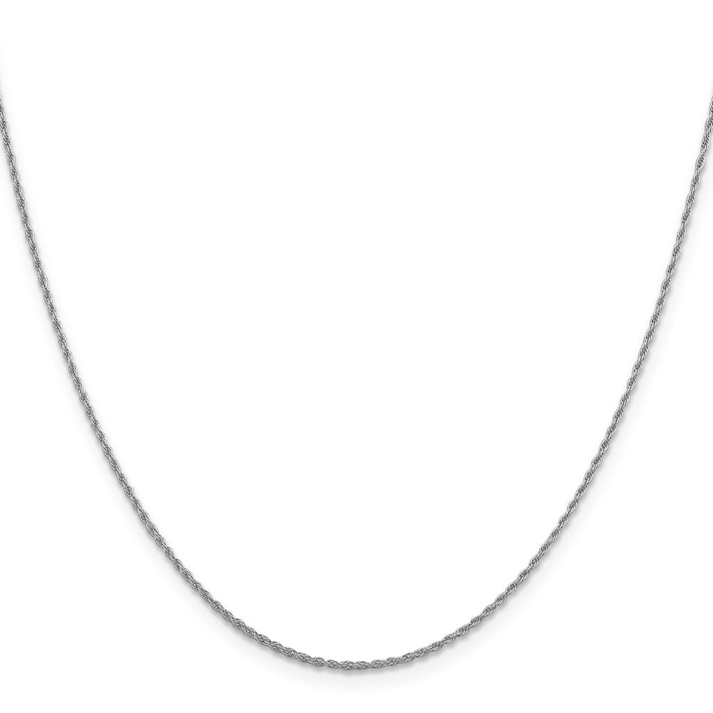 10K White Gold 1.2 mm Loose Rope Chain