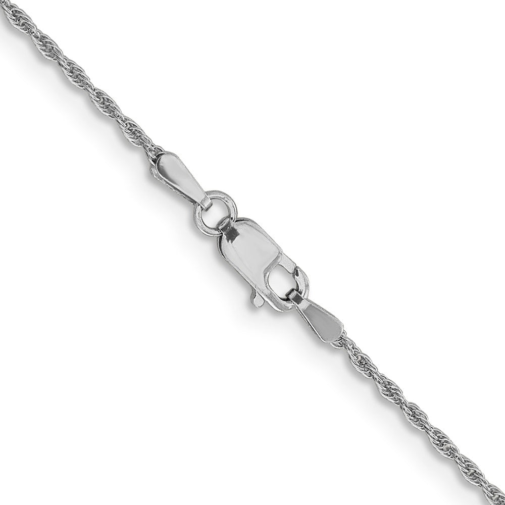 10K White Gold 1.2 mm Loose Rope Chain