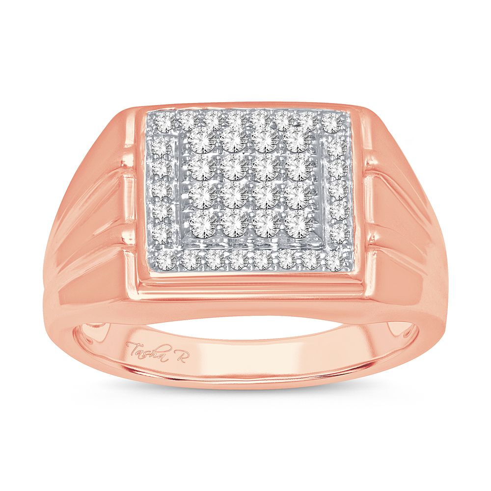 14K Rose Gold Magnifcnet 0.50Ct Diamond Ring