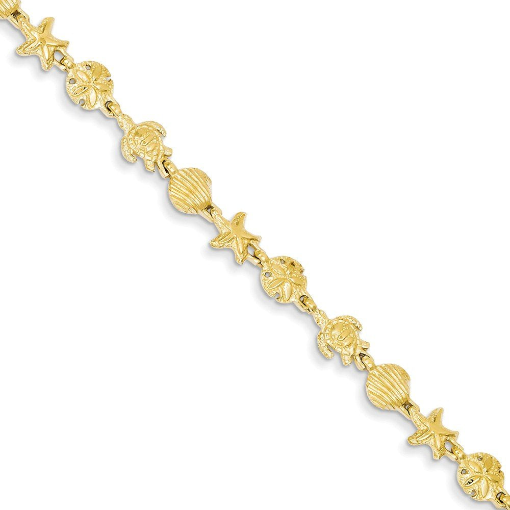 14k Sea Life Bracelet