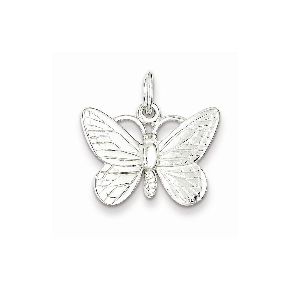 Sterling Silver Butterfly Charm QC2565