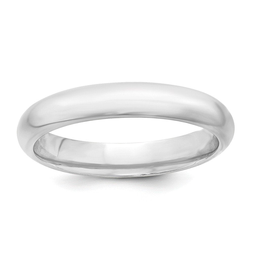 Sterling Silver 4mm Comfort Fit Band QCF040