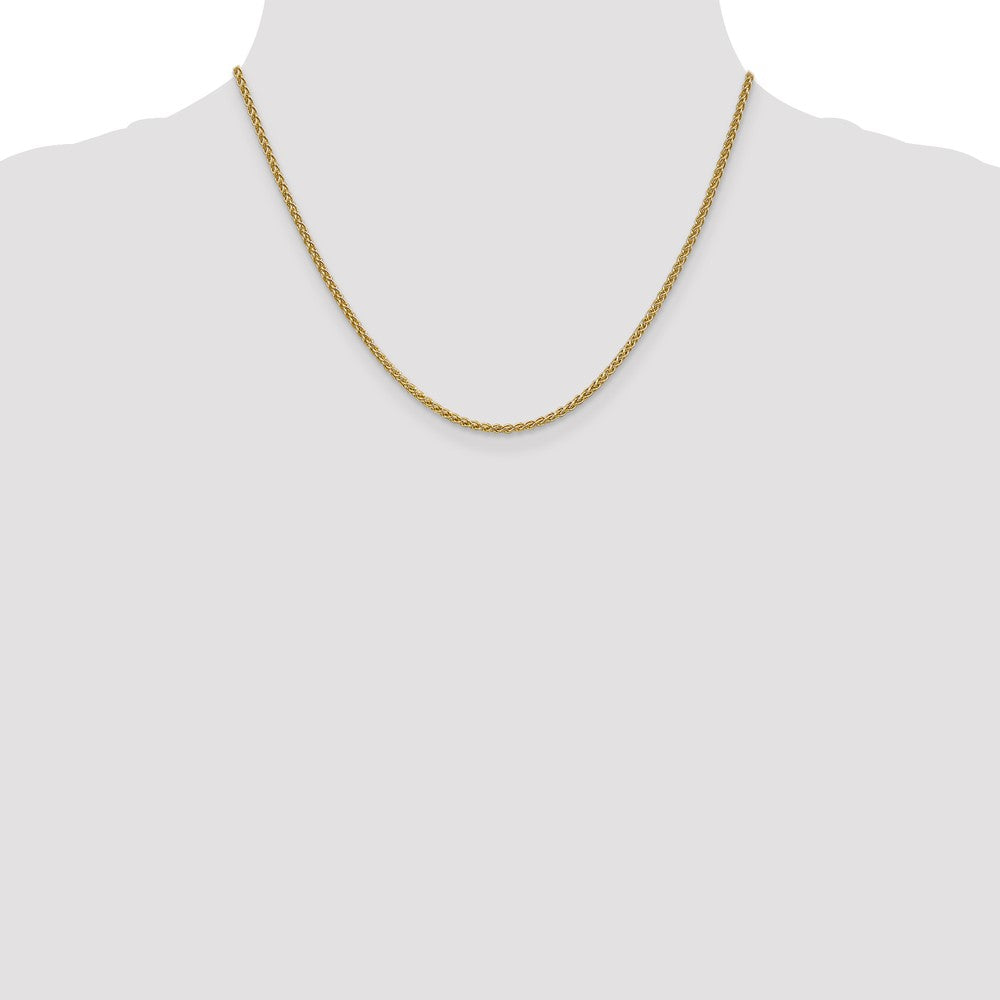 14K 2.1mm Spiga Chain