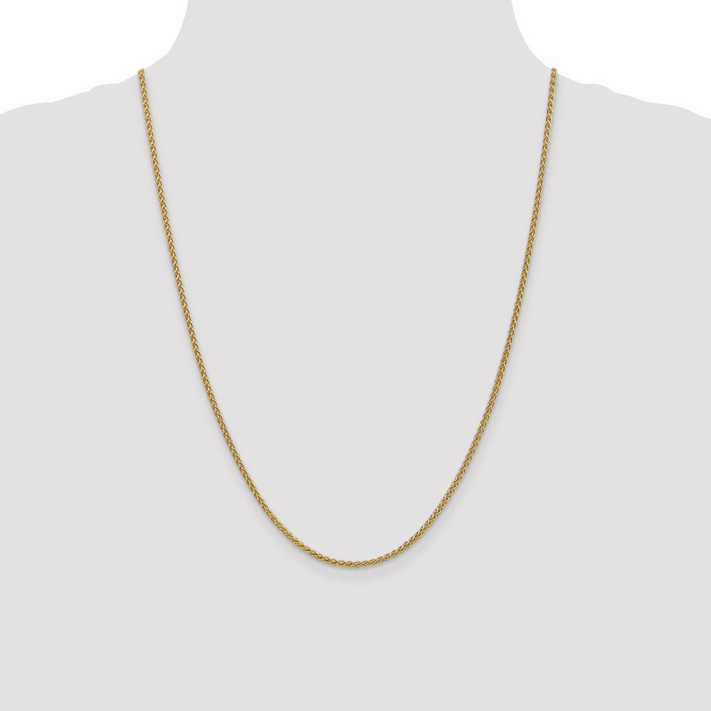 14K 2.1mm Spiga Chain