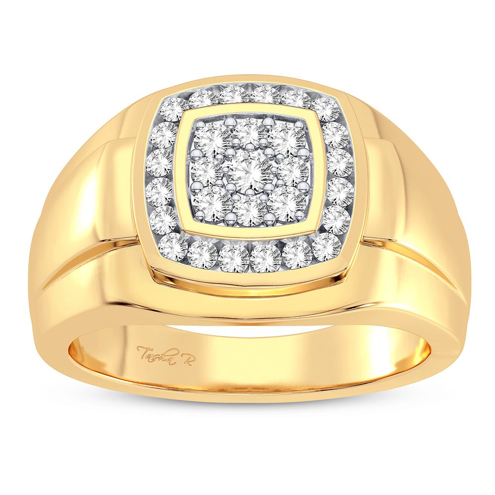 14K Yellow Gold Magnifcnet 0.50Ct Diamond Ring