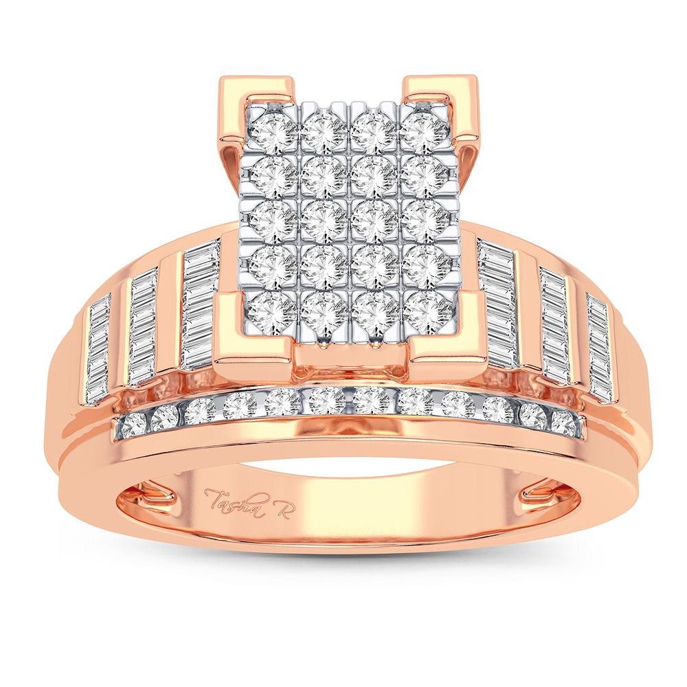 10K Rose Gold Gorgeous 0.50Ct Diamond Ring