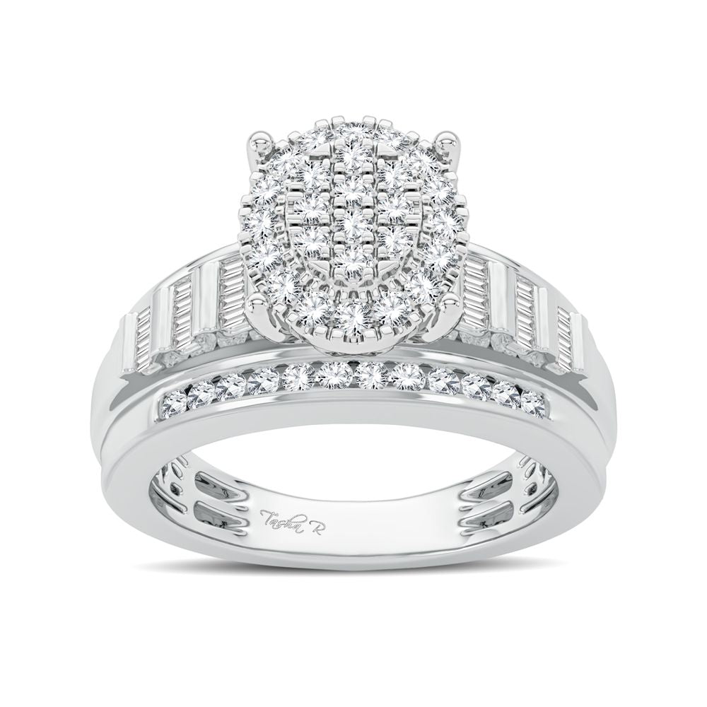 10K White Gold Magnifcnet 0.50Ct Diamond Ring