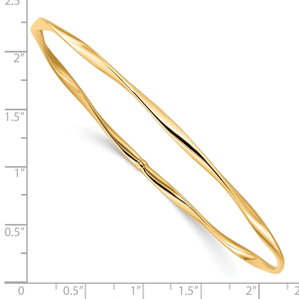 10K Yellow Gold Slip-On Bangle