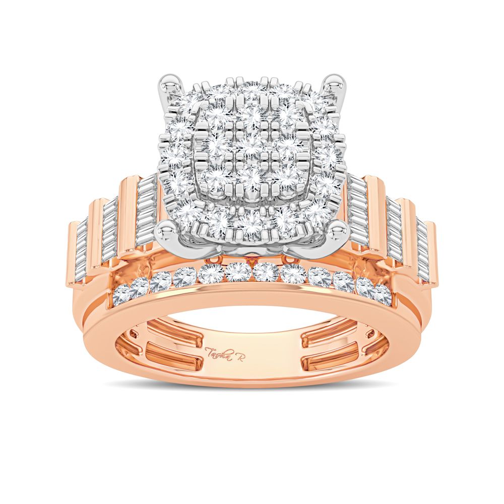 10K Rose Gold Beautiful 1.00Ct Diamond Ring