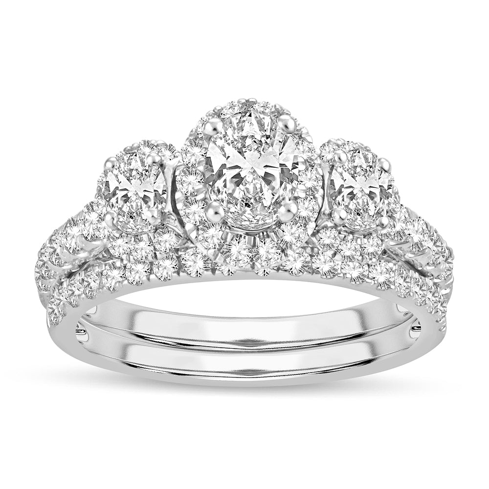 14K White Gold Beautiful 2.00Ct Diam Bridal Ring