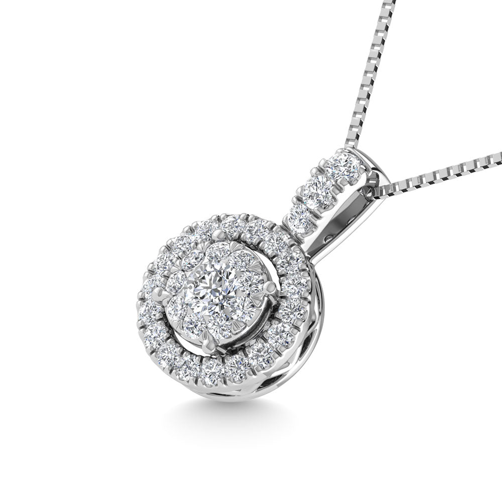 Diamond 1/4 Ct.Tw. Fashion Pendant in 14K White Gold