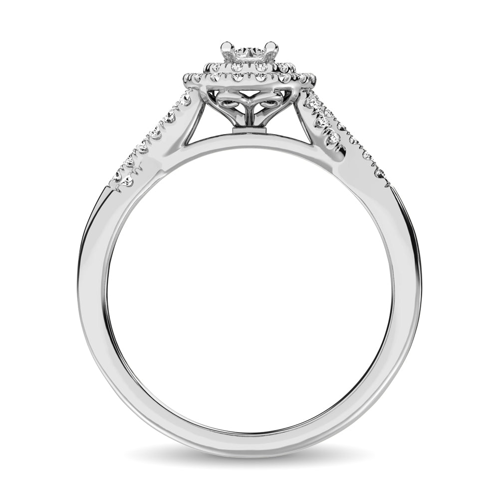 Diamond 1/3 ct tw Engagement Ring in 10K White Gold