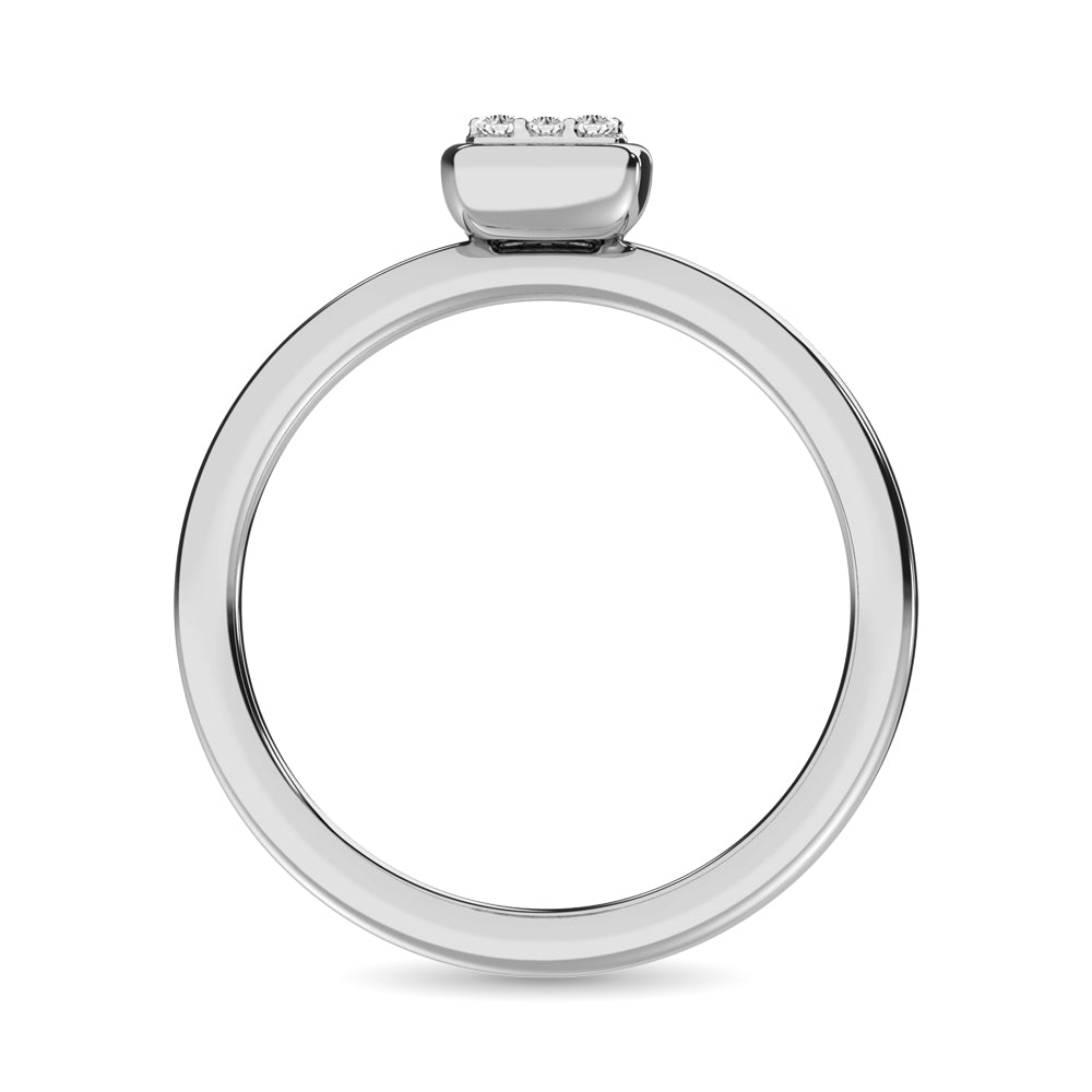 Diamond 1/10 Ct.Tw. Engagement Ring in 14K White Gold