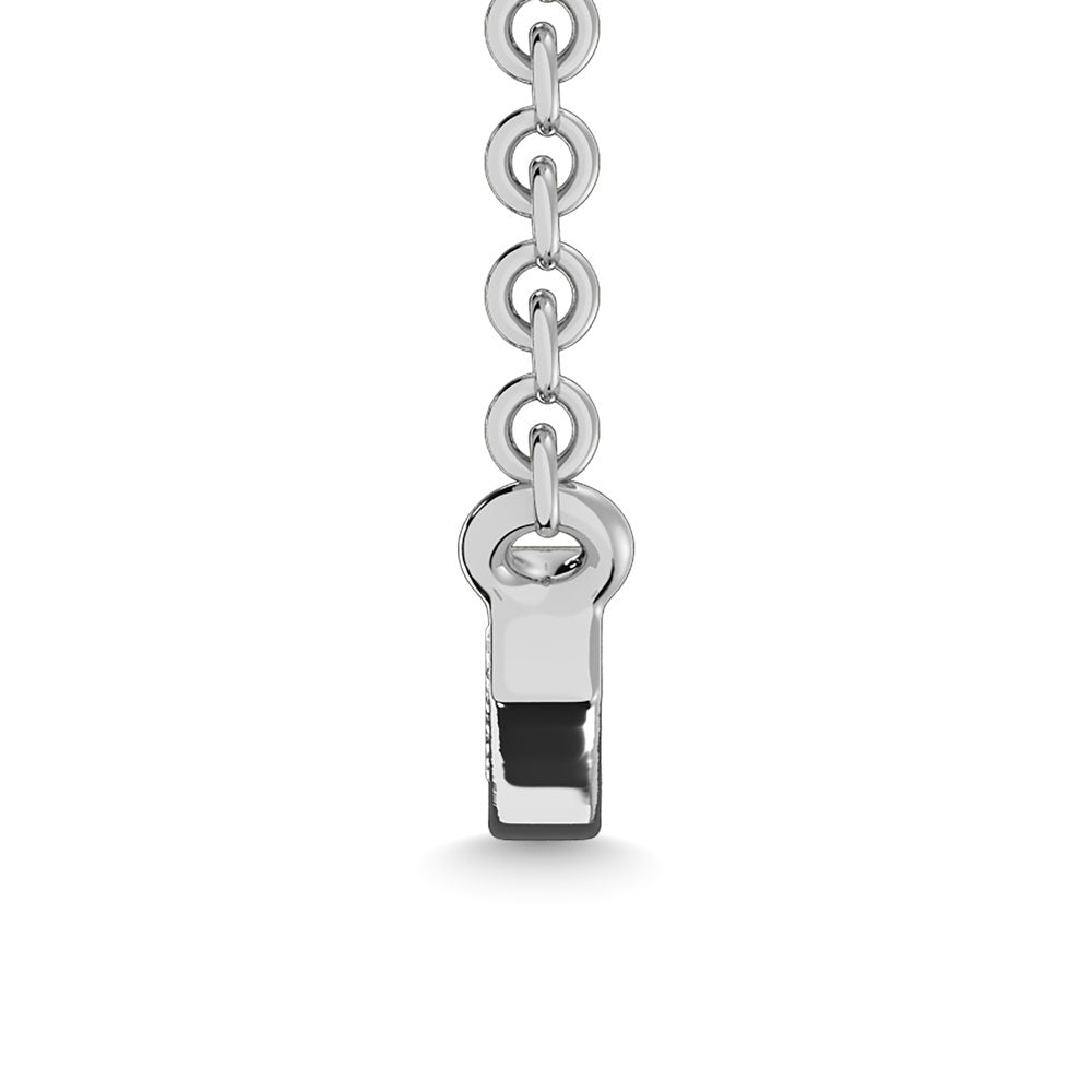 Diamond 1/10 Ct.Tw. Fashion Necklace in 10K White Gold