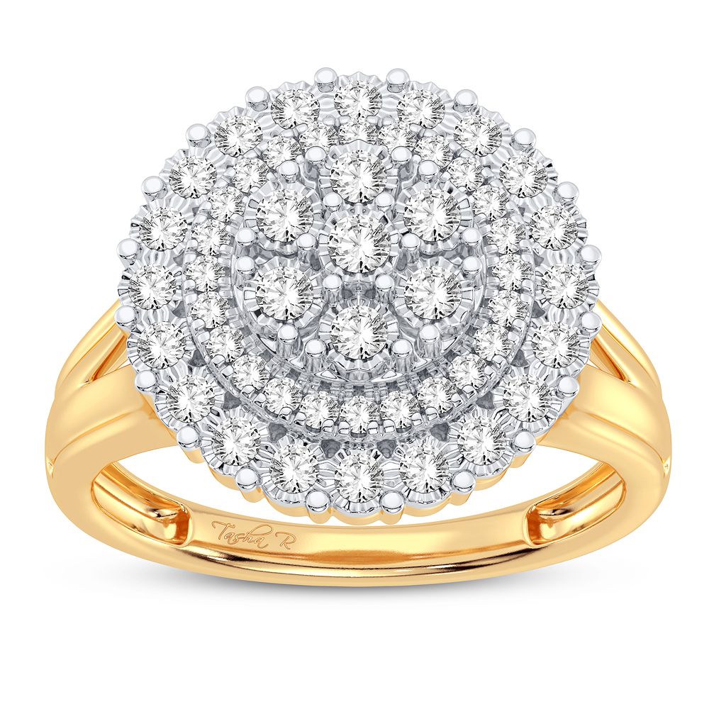 10K Yellow Gold Beautiful 0.20Ct Diamond Ring