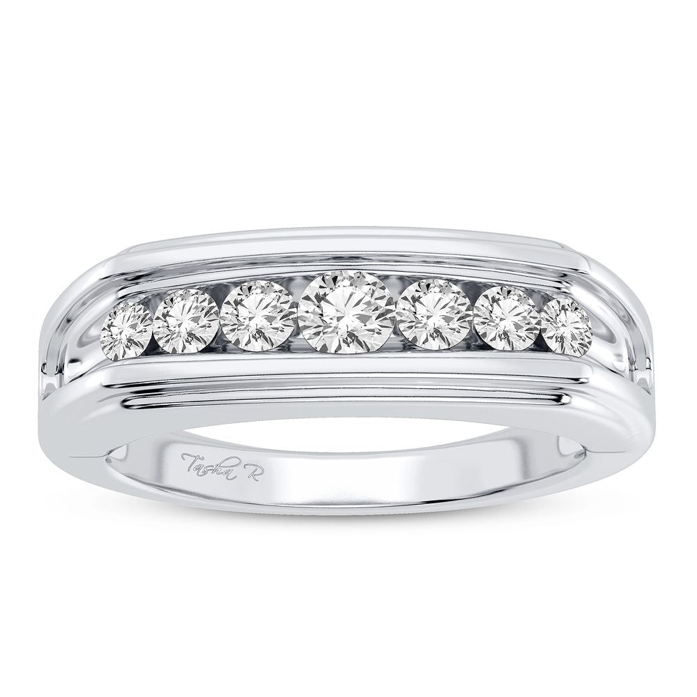 14K White Gold Magnifcnet 0.50Ct Diamond Ring