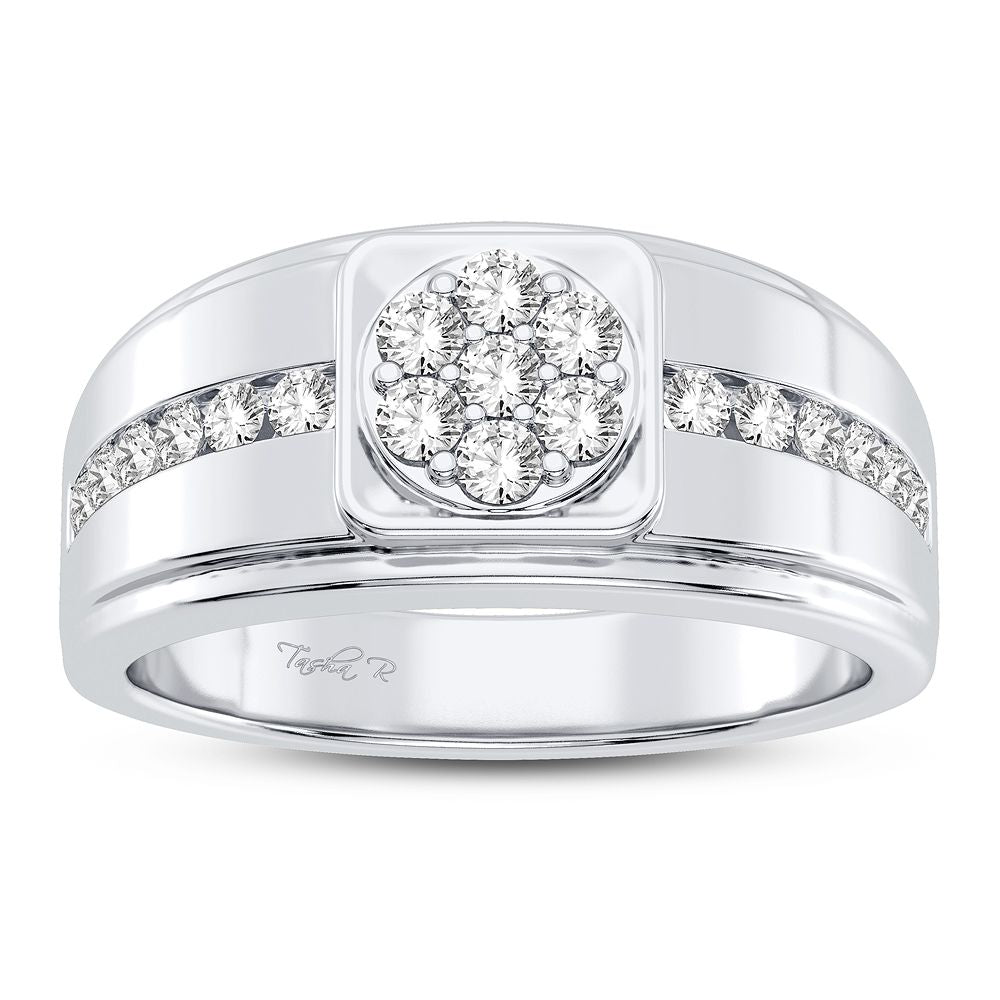 14K White Gold Gorgeous 0.50Ct Diamond Ring