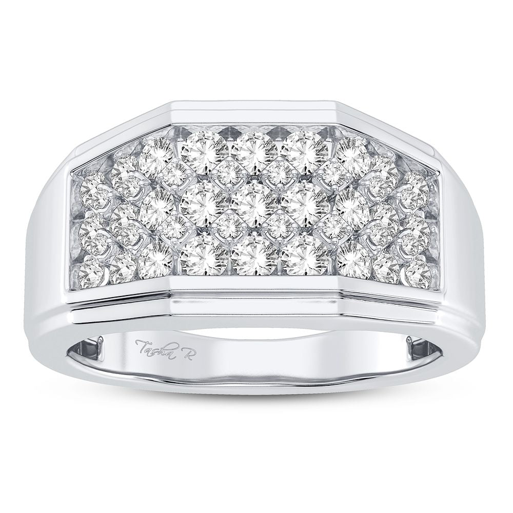 14K White Gold Beautiful 1.00Ct Diamond Ring