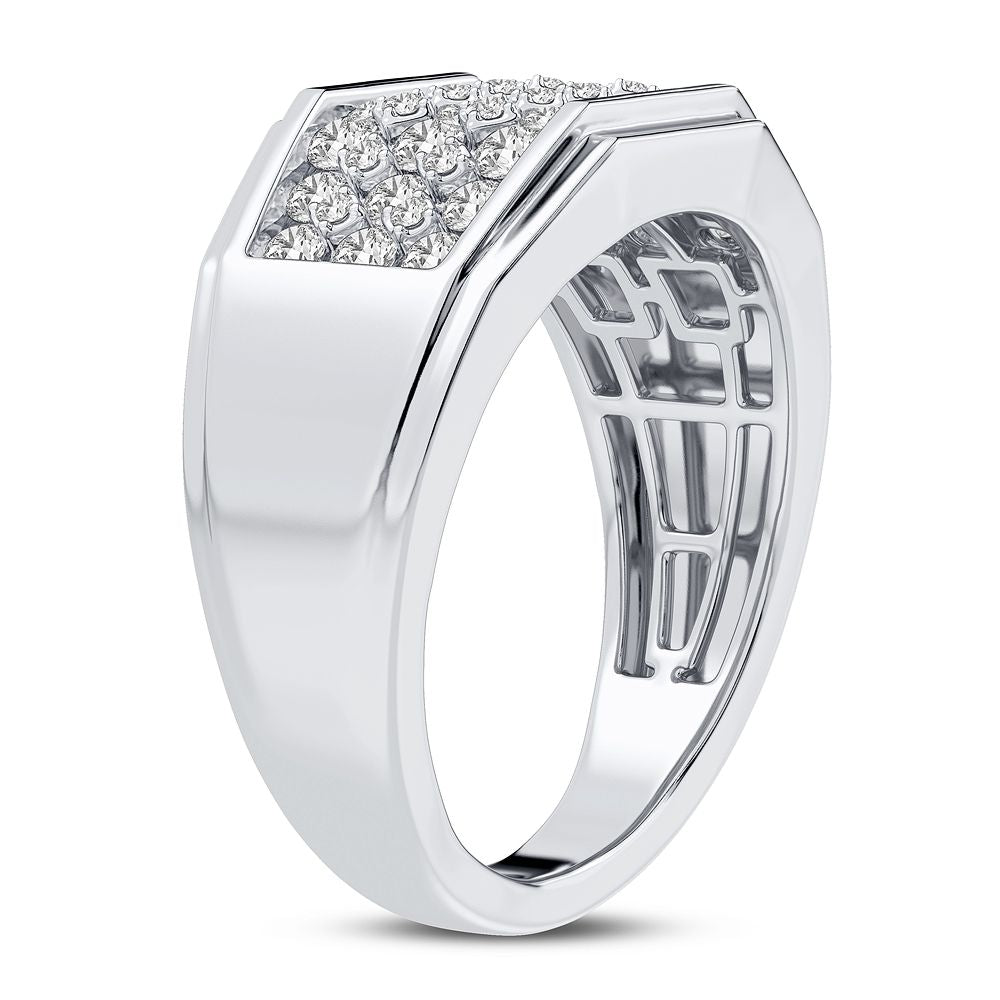 14K White Gold Beautiful 1.00Ct Diamond Ring